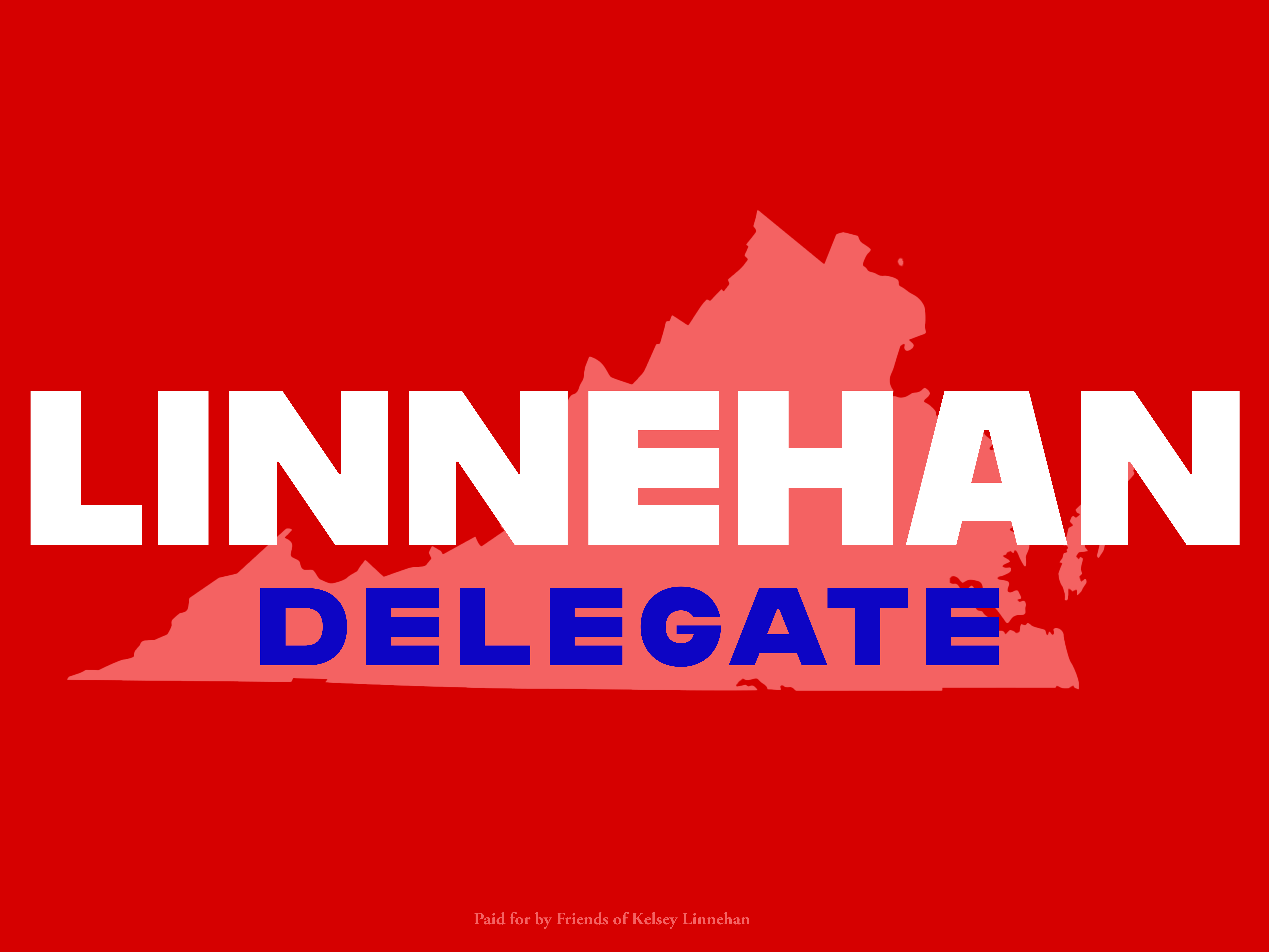 Kelsey Linnehan Yard Sign